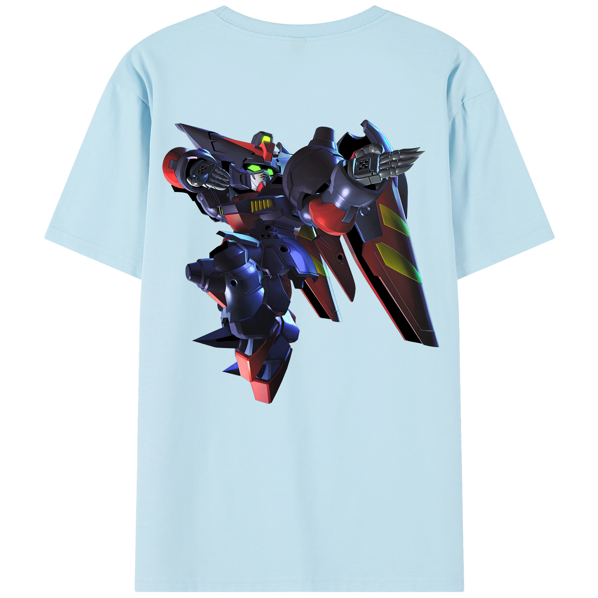 （画像用） 機動戦士ガンダム Mobile Suit Gundam 綿100％半袖Tシャツ（背面プリント）